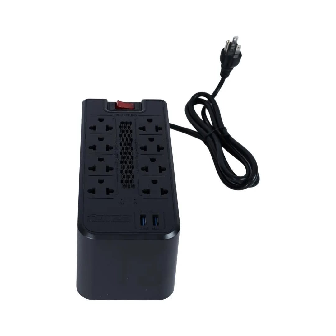 ESTABILIZADOR 1200VA/600W 8T 2 USB FVR1222USB FORZA1