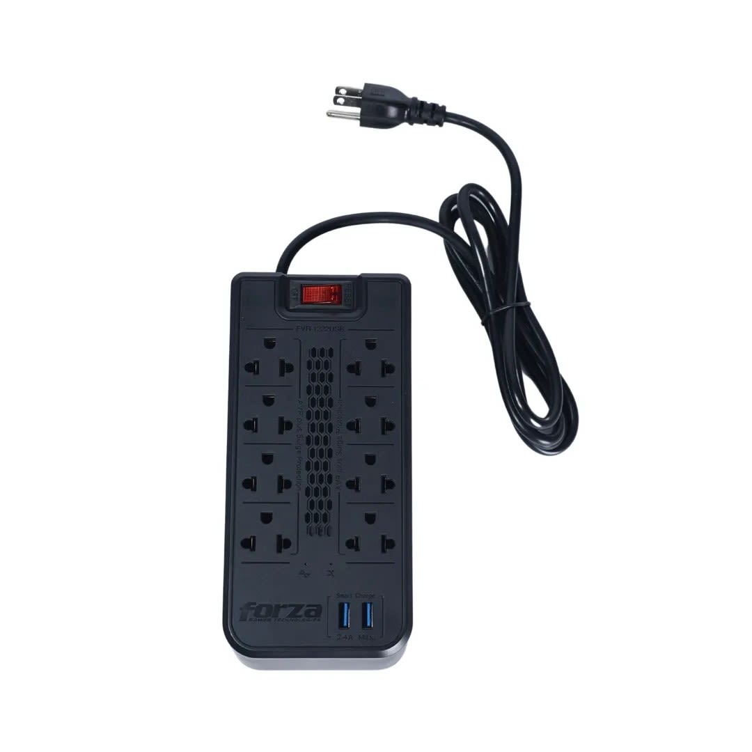 ESTABILIZADOR 1200VA/600W 8T 2 USB FVR1222USB FORZA7