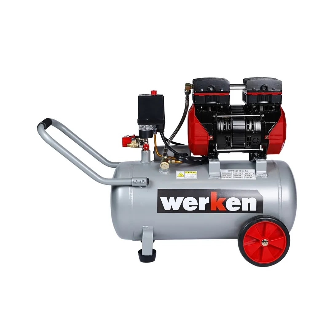 COMPRESORA DE AIRE DENTISTA 1HP 24 LITROS WERKEN1
