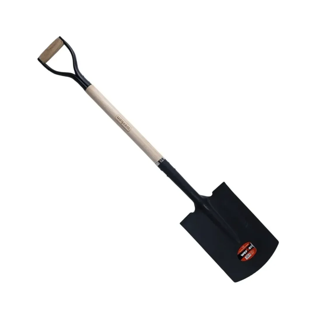 PALA RECTA CON MANGO DE MADERA 1.2KG WERKEN