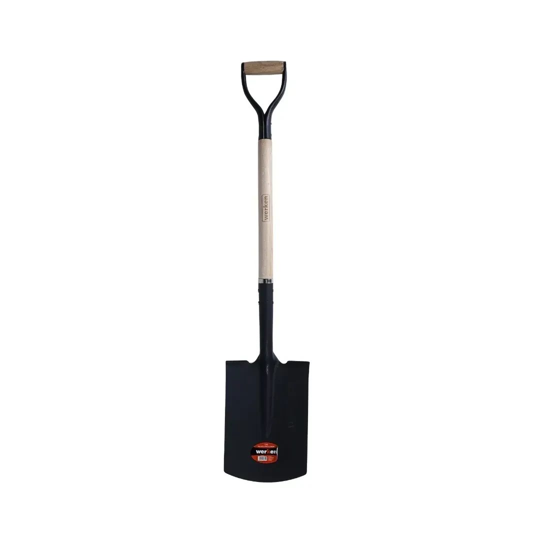 PALA RECTA CON MANGO DE MADERA 1.2KG WERKEN3