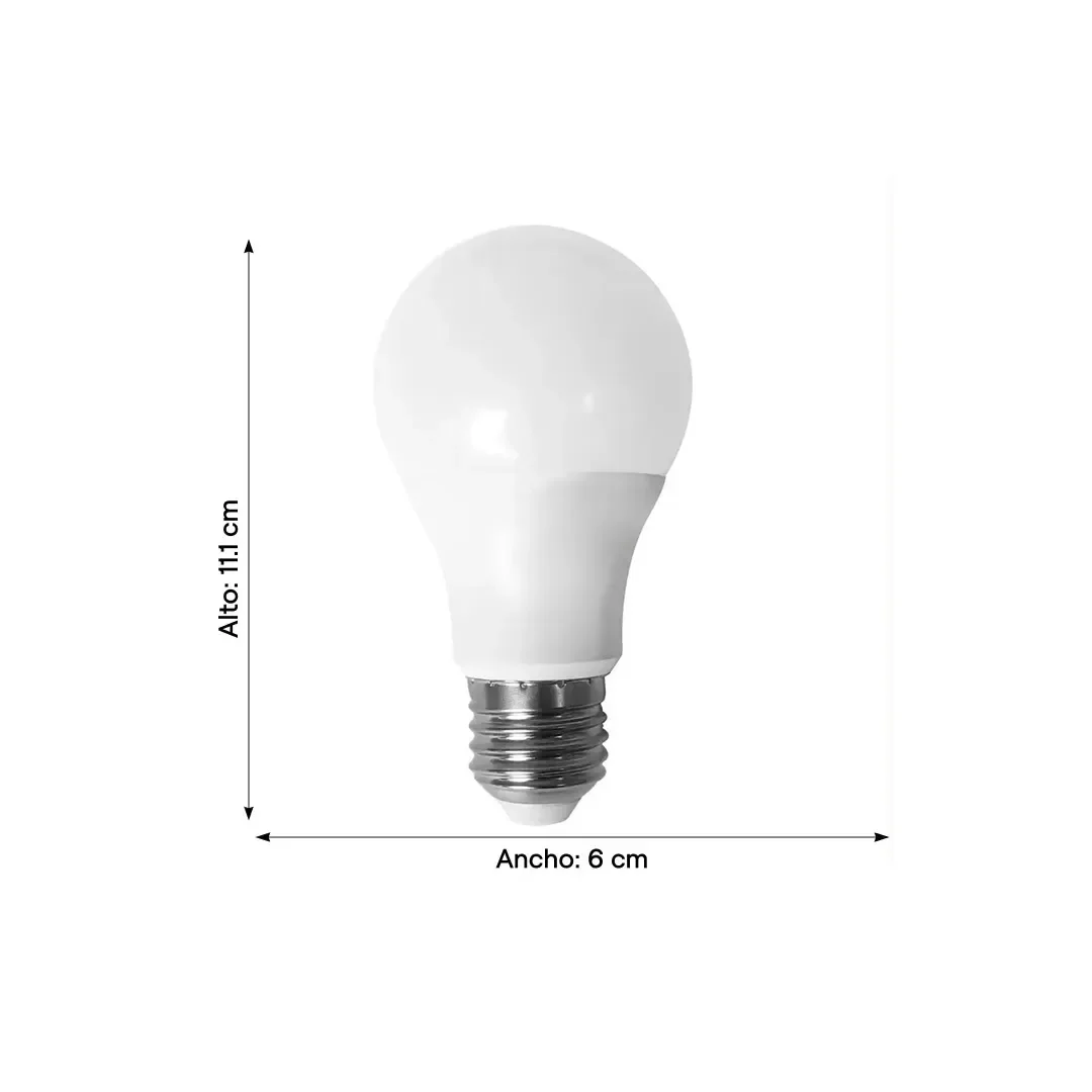 FOCO LED SENSOR E27 9W LUZ FRIA ORANGE2