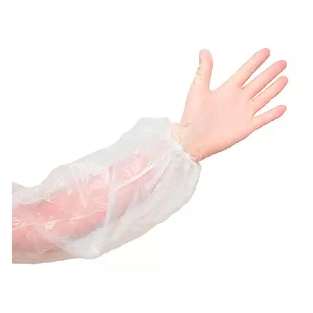 MANGA PROTECTORA BIO TERMOSELLADO DESCARTABLE X 100 AZUL LEGGERA SM1