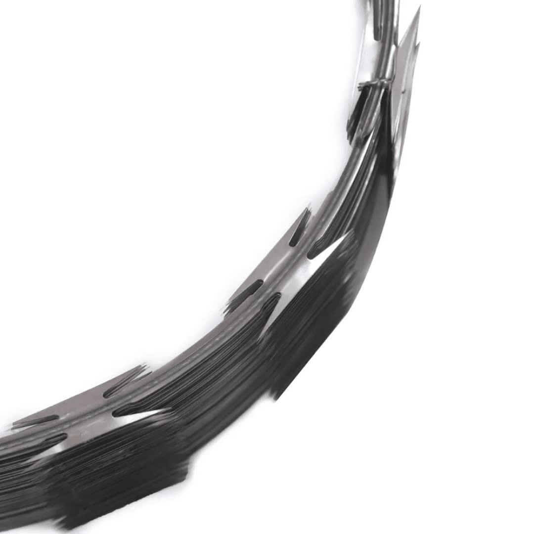 ALAMBRE CONCERTINA GALVANIZADO 24'' CBT-65/2.5MM 8M WERKEN1