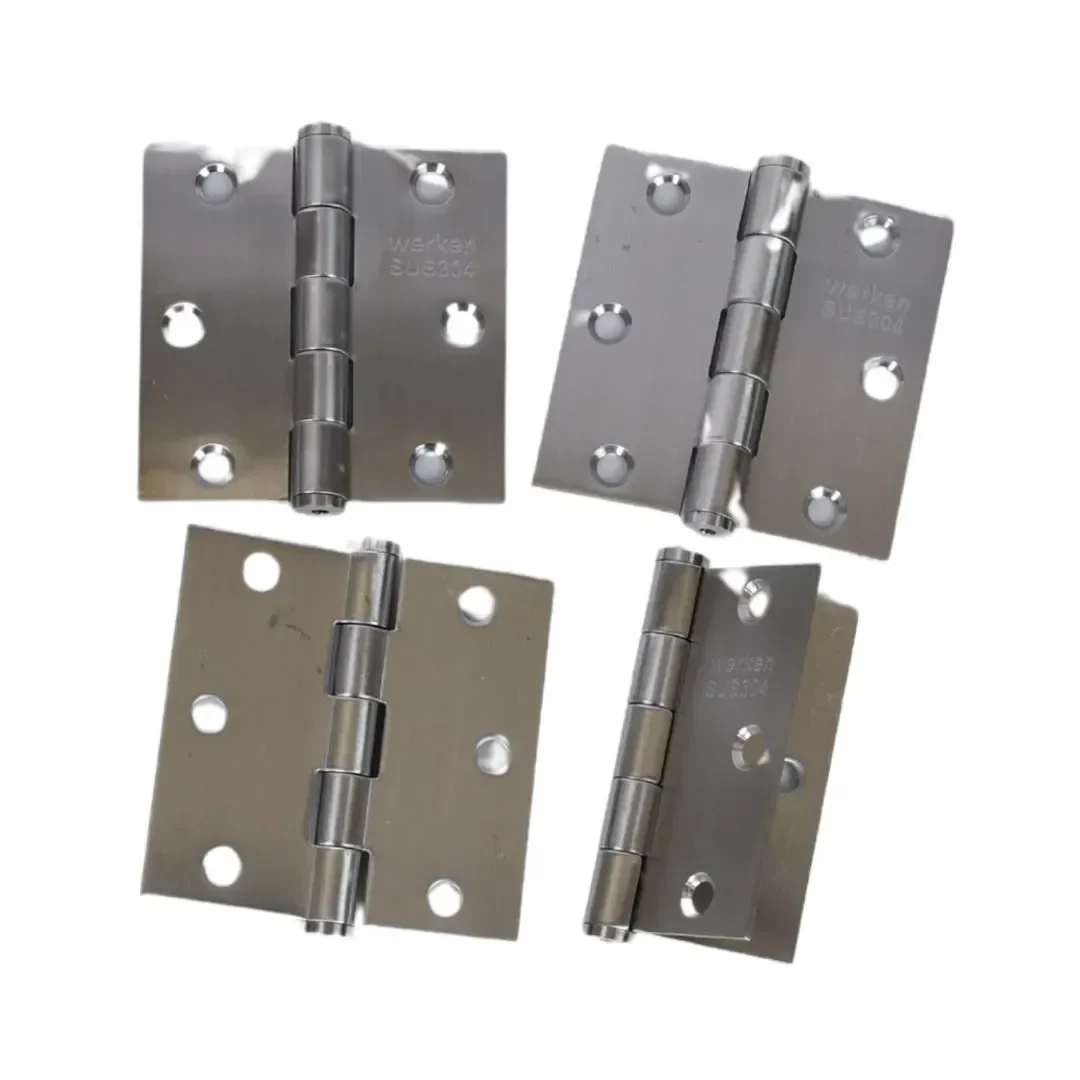 BISAGRA ACERO INOXIDABLE SS304 3X3X2MM 12 UNIDADES WERKEN