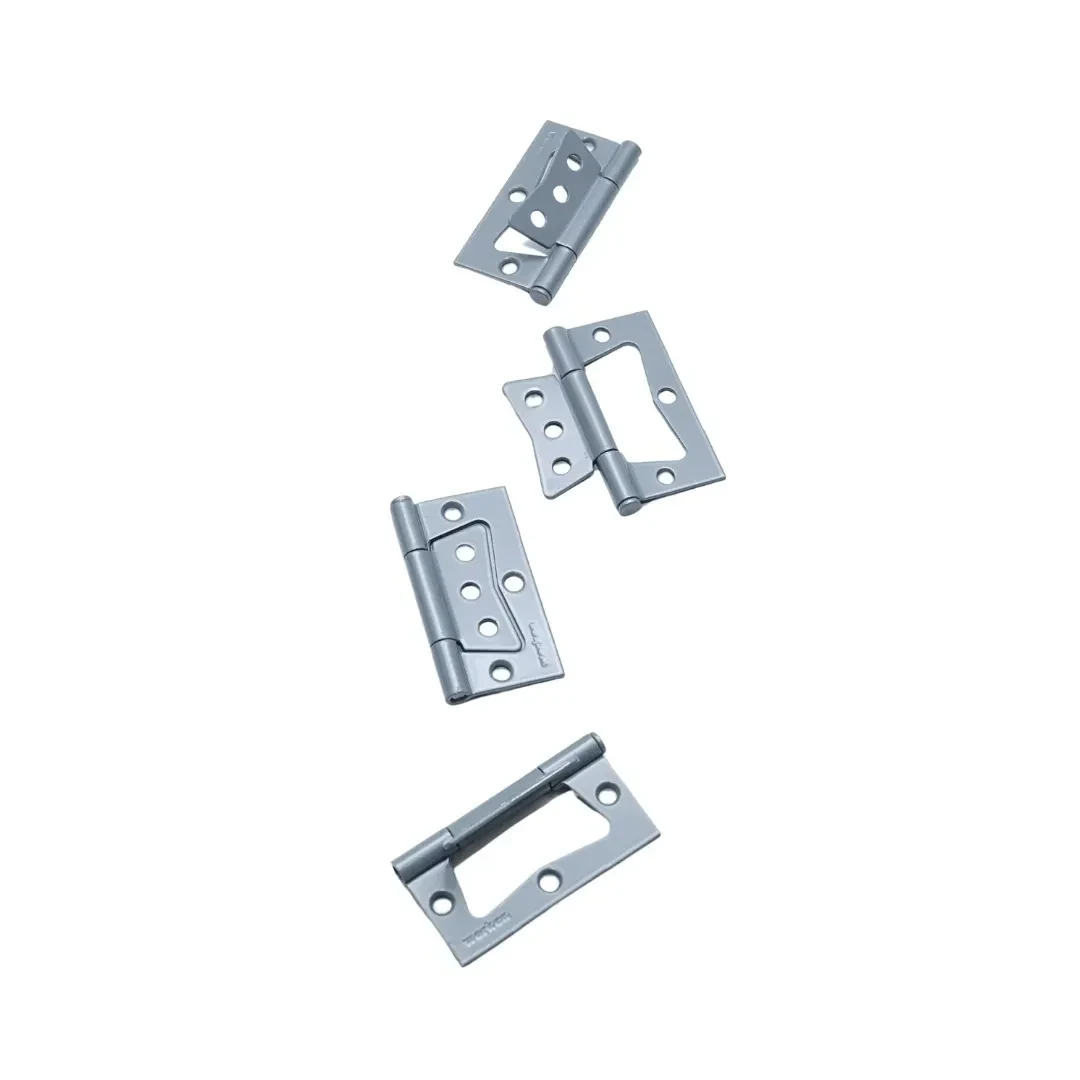 BISAGRA OMEGA 3 X 3 LIVIANA 1.8MM ALUMINIO 12 UNIDADES WERKEN2
