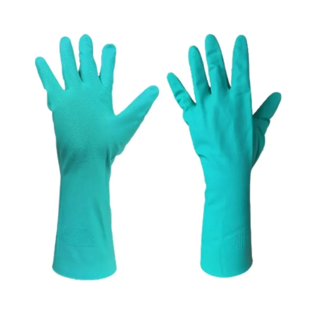 GUANTE DE NITRILO FORRADO T9 VERDE WERKEN1