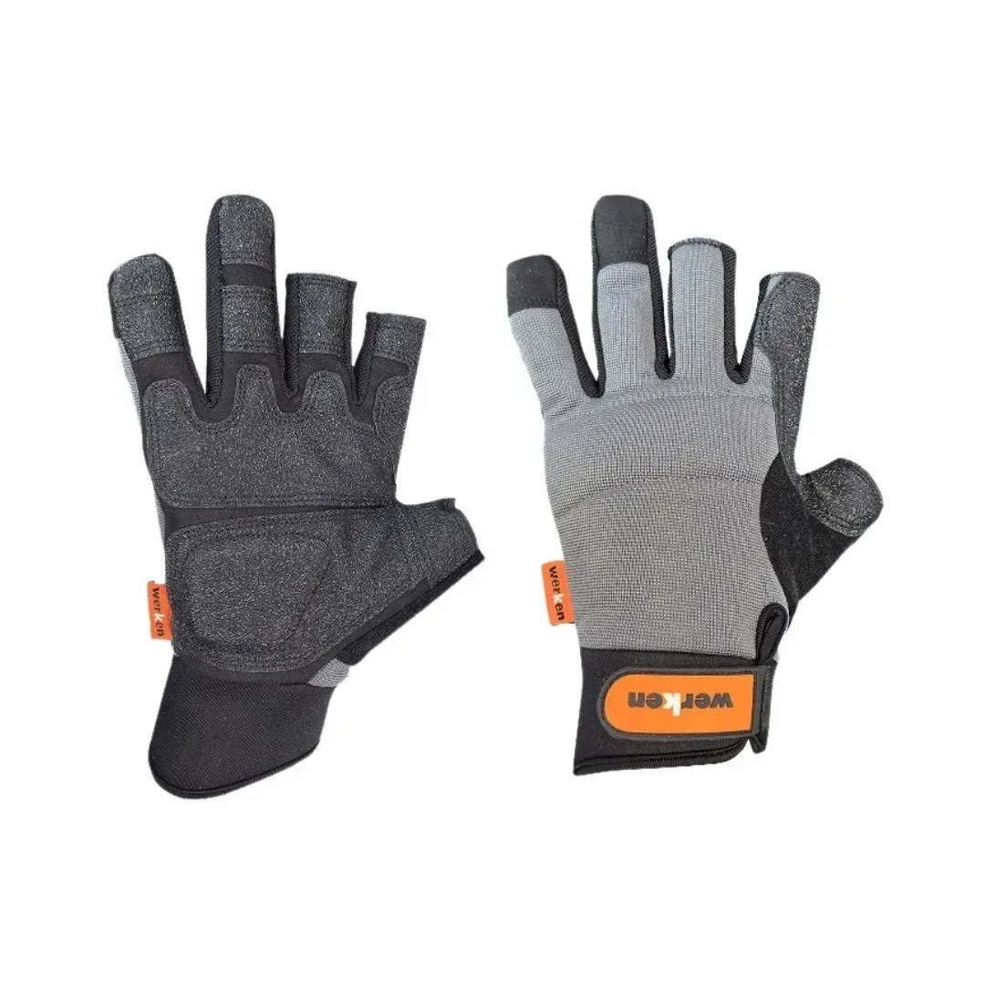 GUANTE ACOLCHADO Y CON PALMA CUERO WERKEN