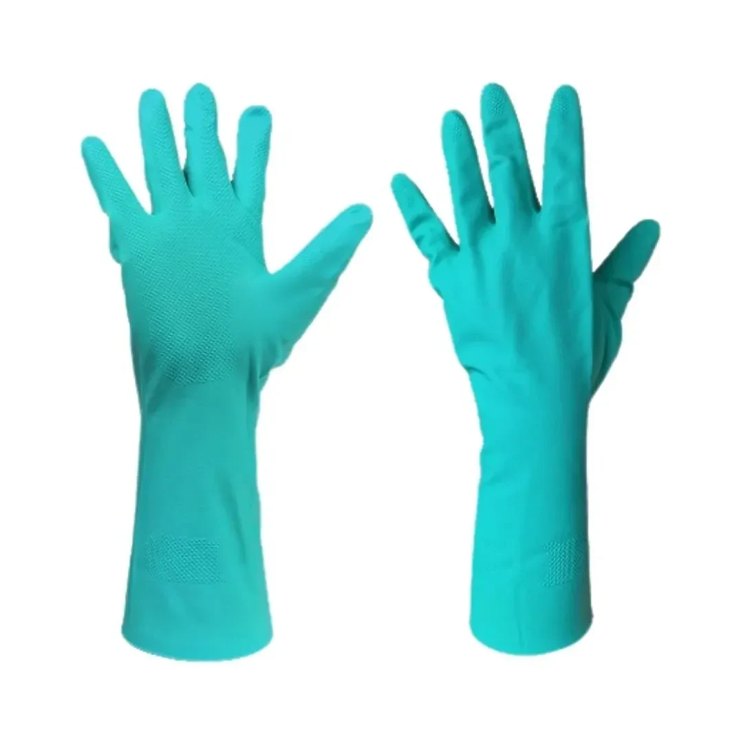 GUANTE DE NITRILO FORRADO T8 VERDE WERKEN
