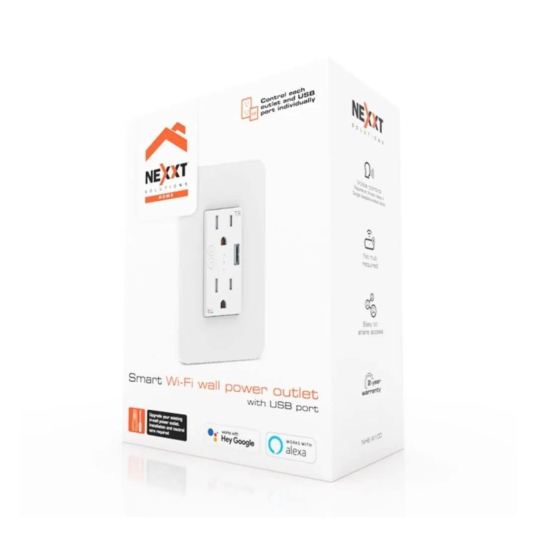 TOMACORRIENTE SMART 2 TOMAS USB A NEXXT7