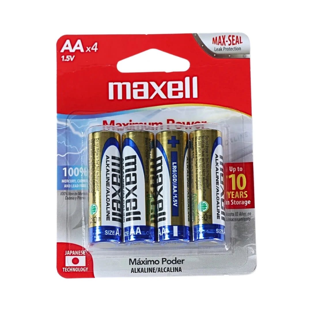 PILAS PACK X 4 AA MAXELL1