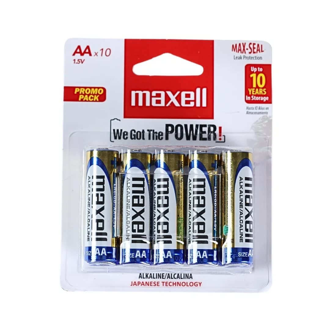PILAS PACK X 10 AA MAXELL1