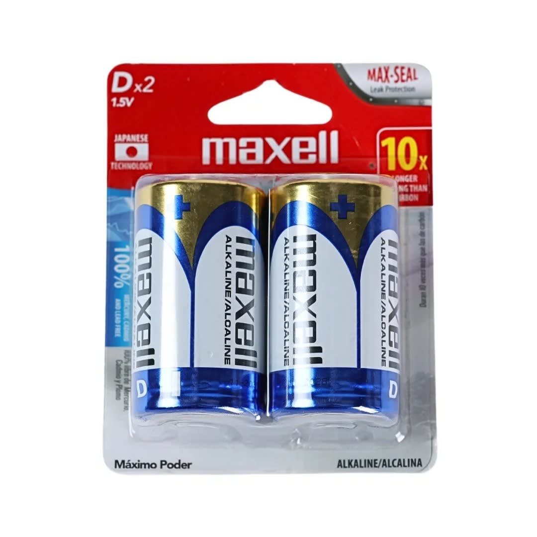 PILAS PACK X 2 D MAXELL2