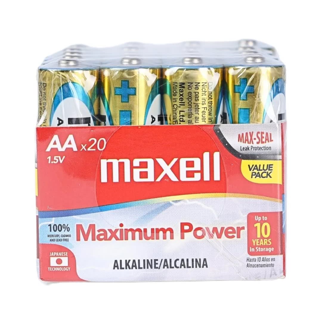 PILAS PACK X 20 AA MAXELL1