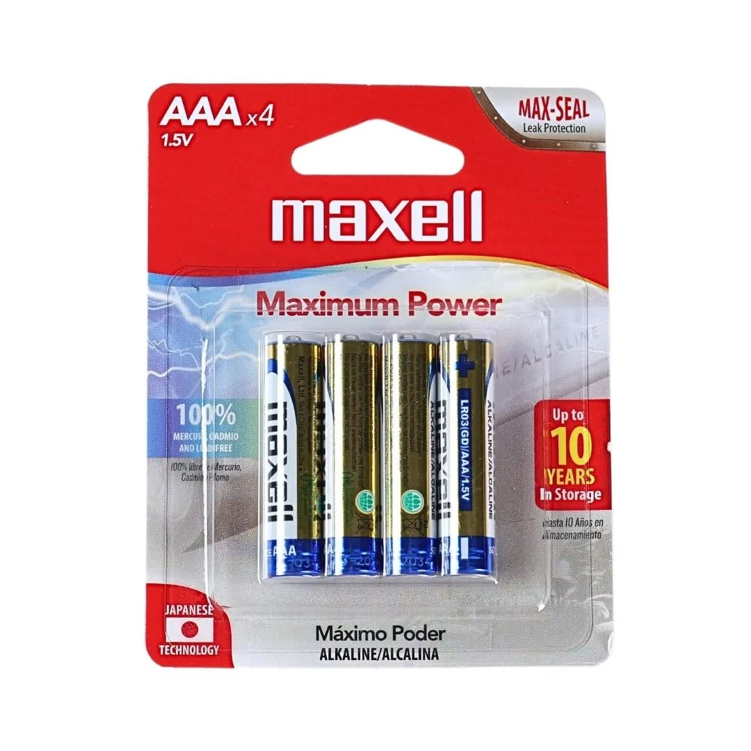 PILAS PACK X 4 AAA MAXELL1