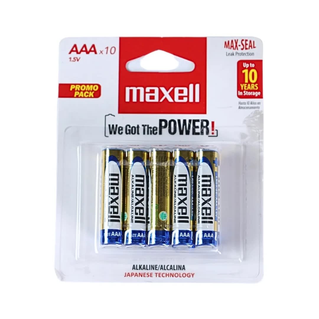 PILAS PACK X 10 AAA MAXELL1