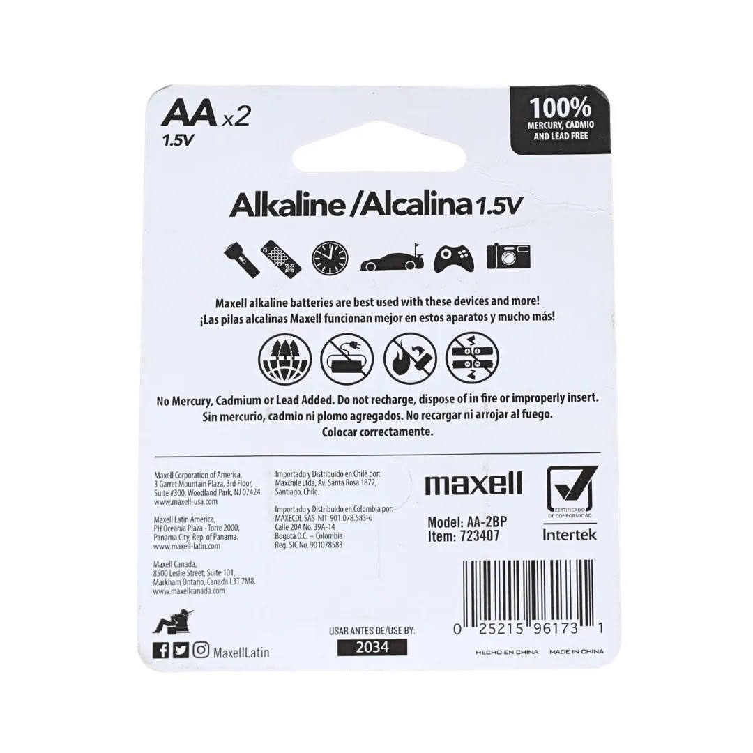 PILAS PACK X 2 AA MAXELL2