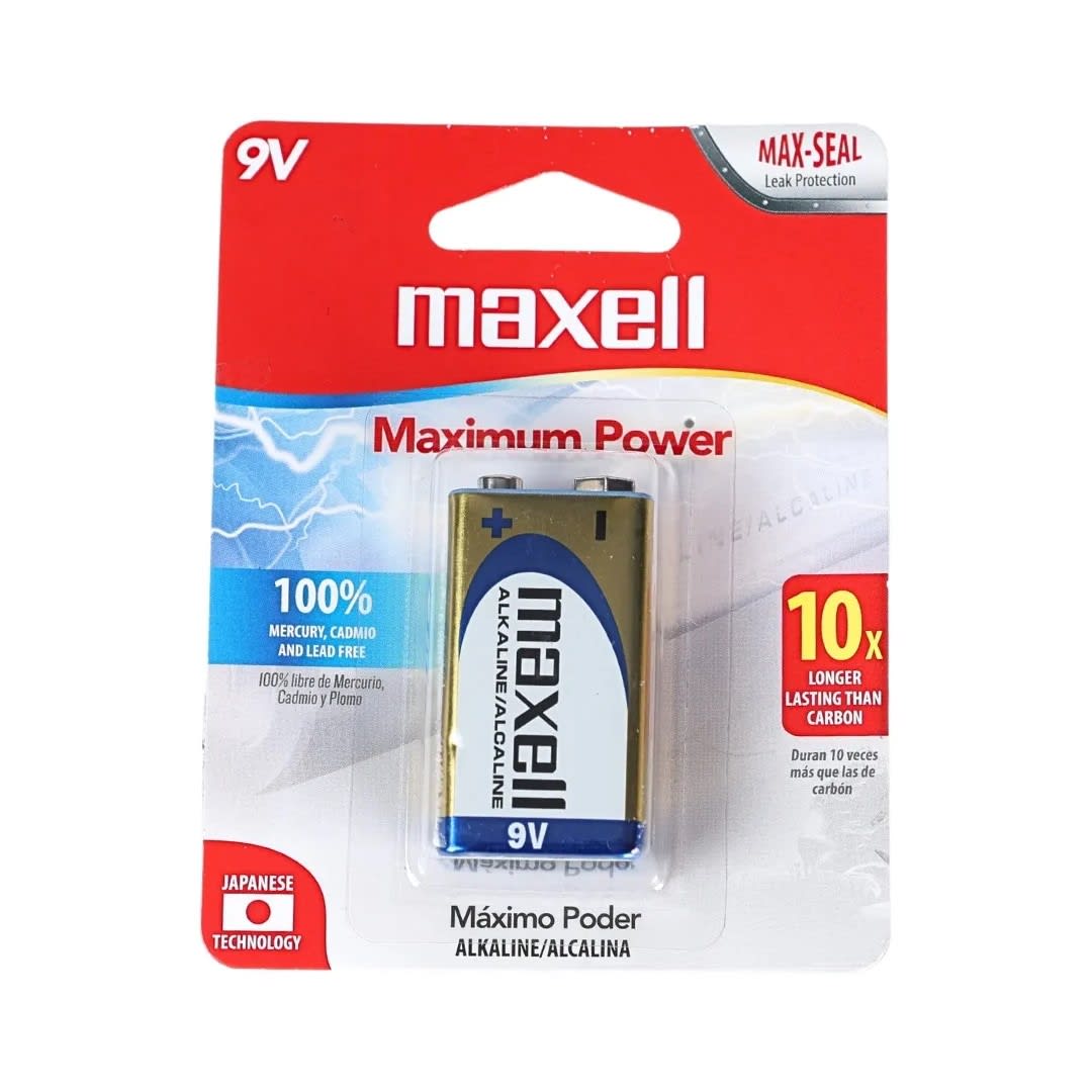 BATERIA 9V MAXELL1