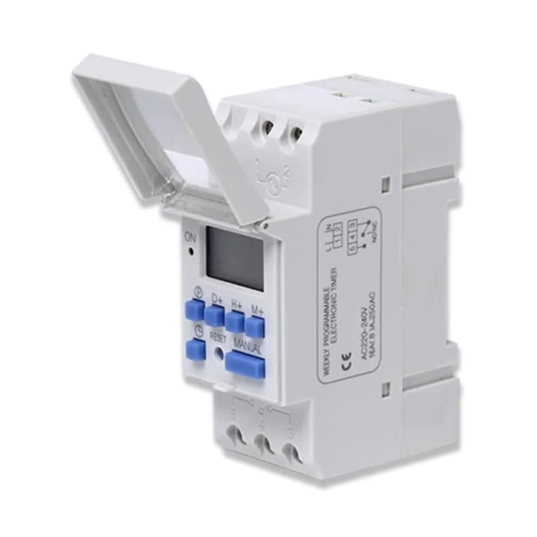 INTERRUPTOR HORARIO DIGITAL LCD 2 MODULOS SM1