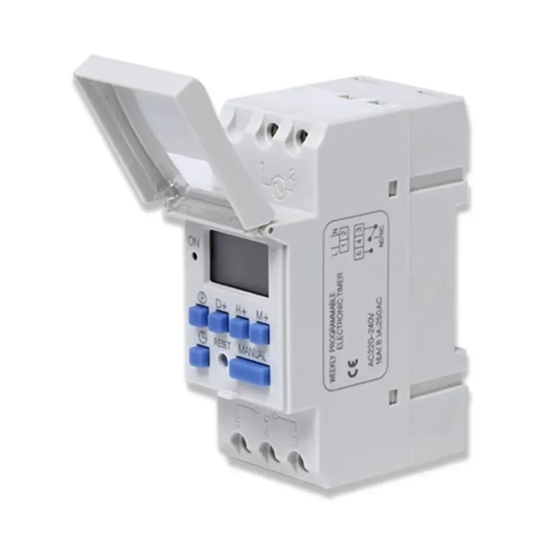 INTERRUPTOR HORARIO DIGITAL LCD 2 MODULOS SM3