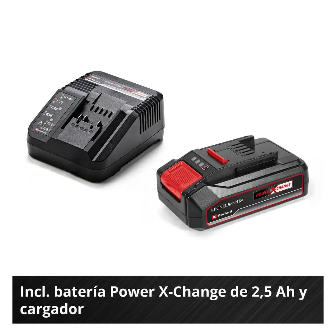 TALADRO PERCUTOR INALAMBRICO TE-CD 18/44 LI-I + BATERIA 2.5 AH EINHELL5