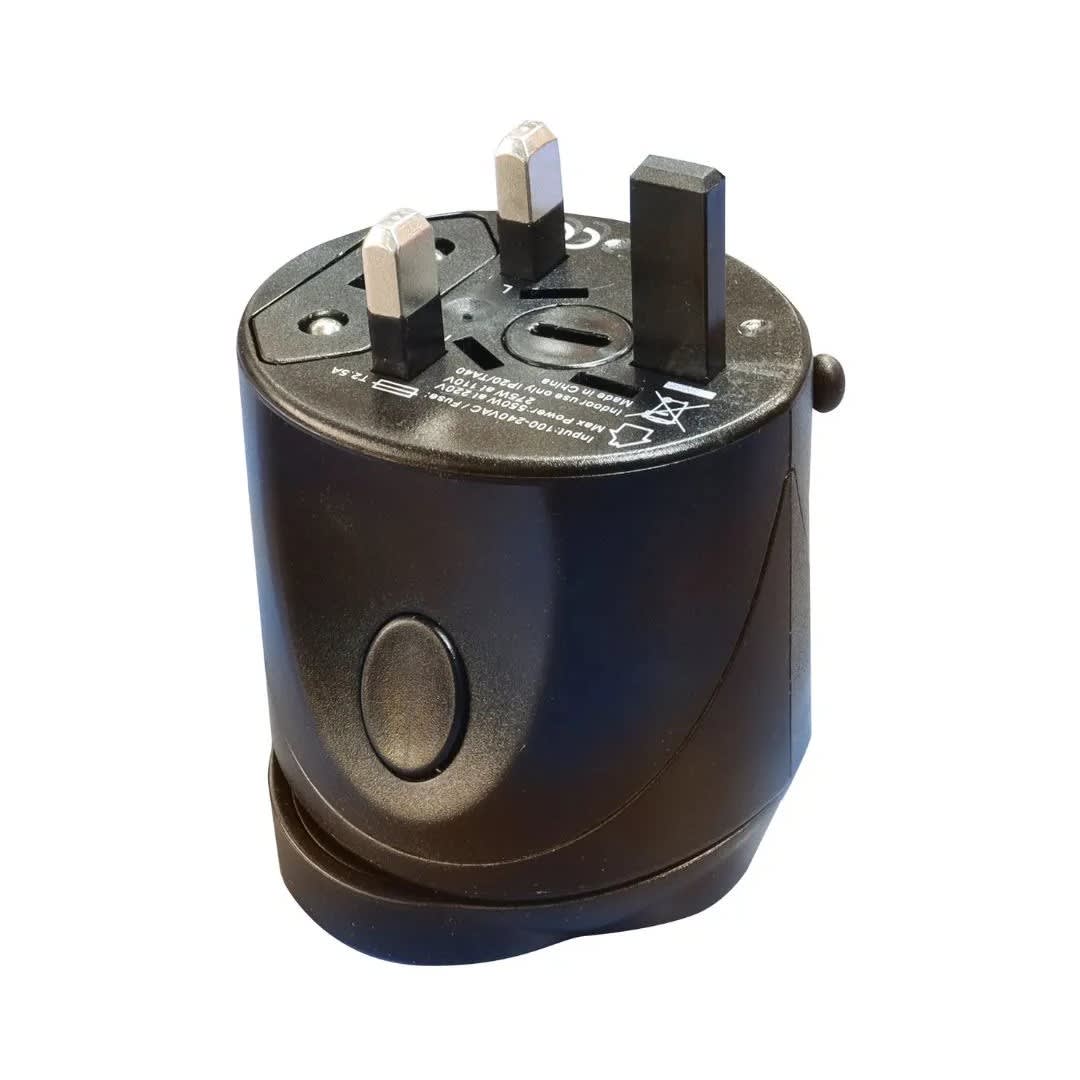 ADAPTADOR UNIVERSAL VIAJE 1000W USB 1000MA OPALUX1