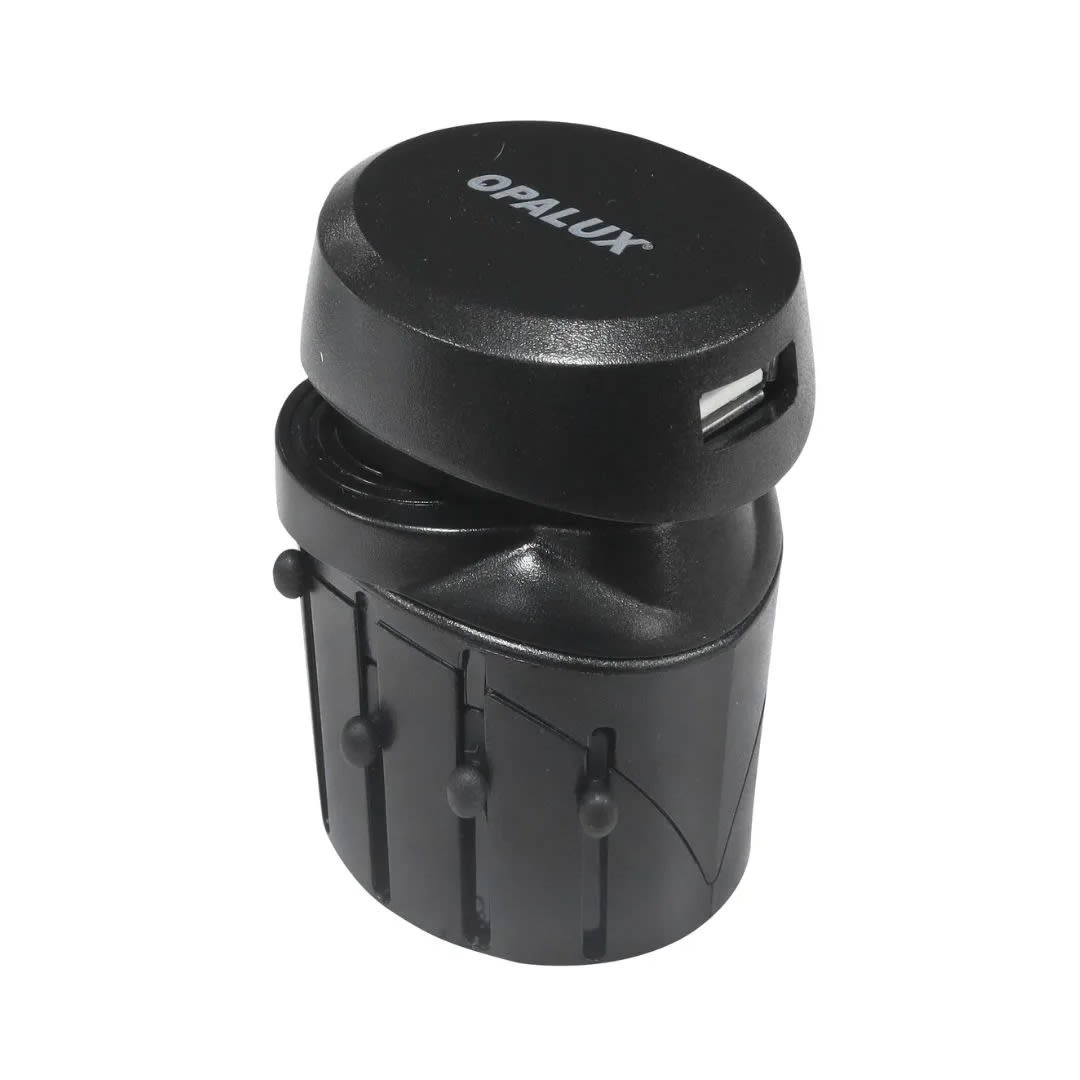 ADAPTADOR UNIVERSAL VIAJE 1000W USB 1000MA OPALUX4