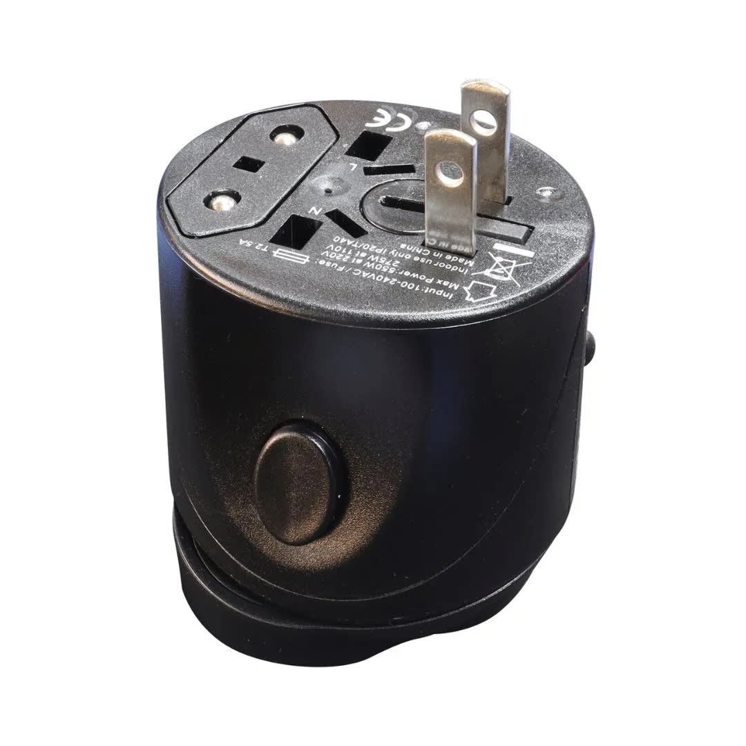 ADAPTADOR UNIVERSAL VIAJE 1000W USB 1000MA OPALUX8