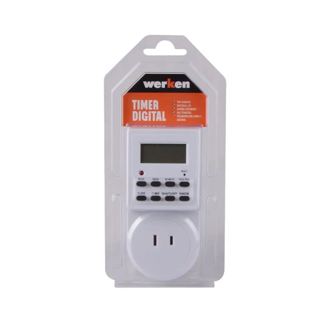 TIMER DIGITAL MODELO YDTG8 BLANCO WERKEN1