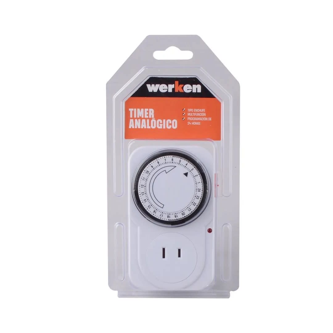 TIMER ANALOGICO TIPO ENCHUFE WERKEN1