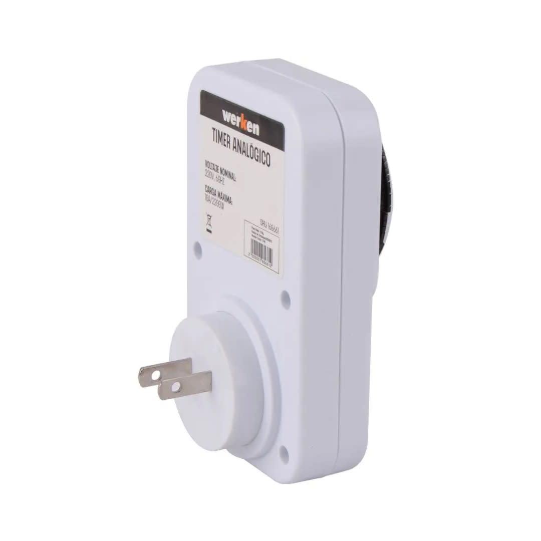 TIMER ANALOGICO TIPO ENCHUFE WERKEN2