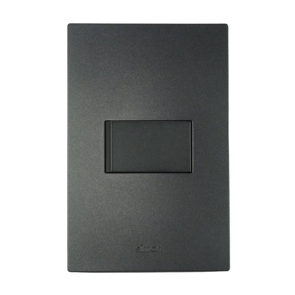 CONMUTADOR SIMPLE S220 EN POLICARBONATO GRAFITO DE 10A 220V SIMON