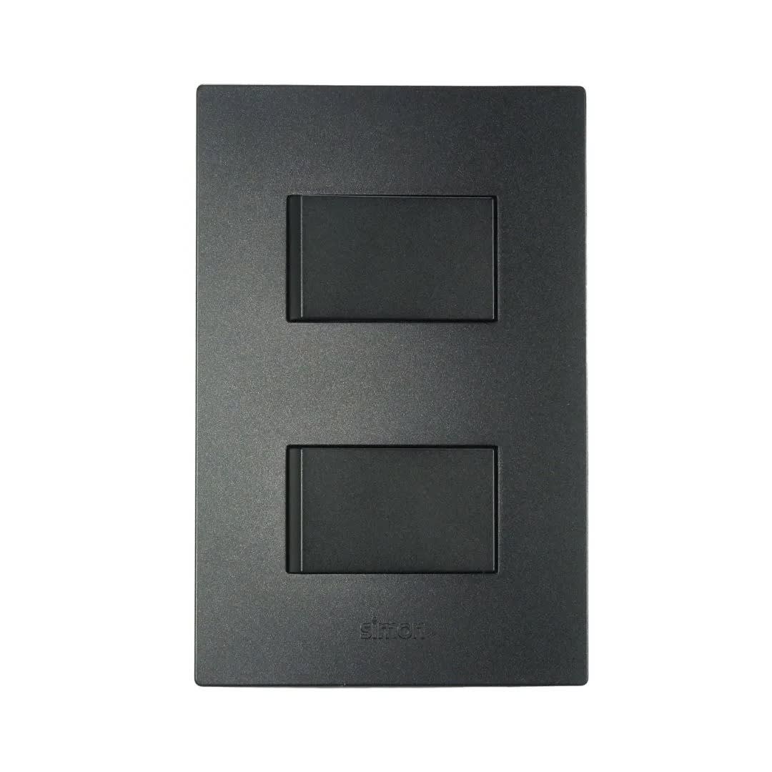 INTERRUPTOR DOBLE S220 GRAFITO SIMON