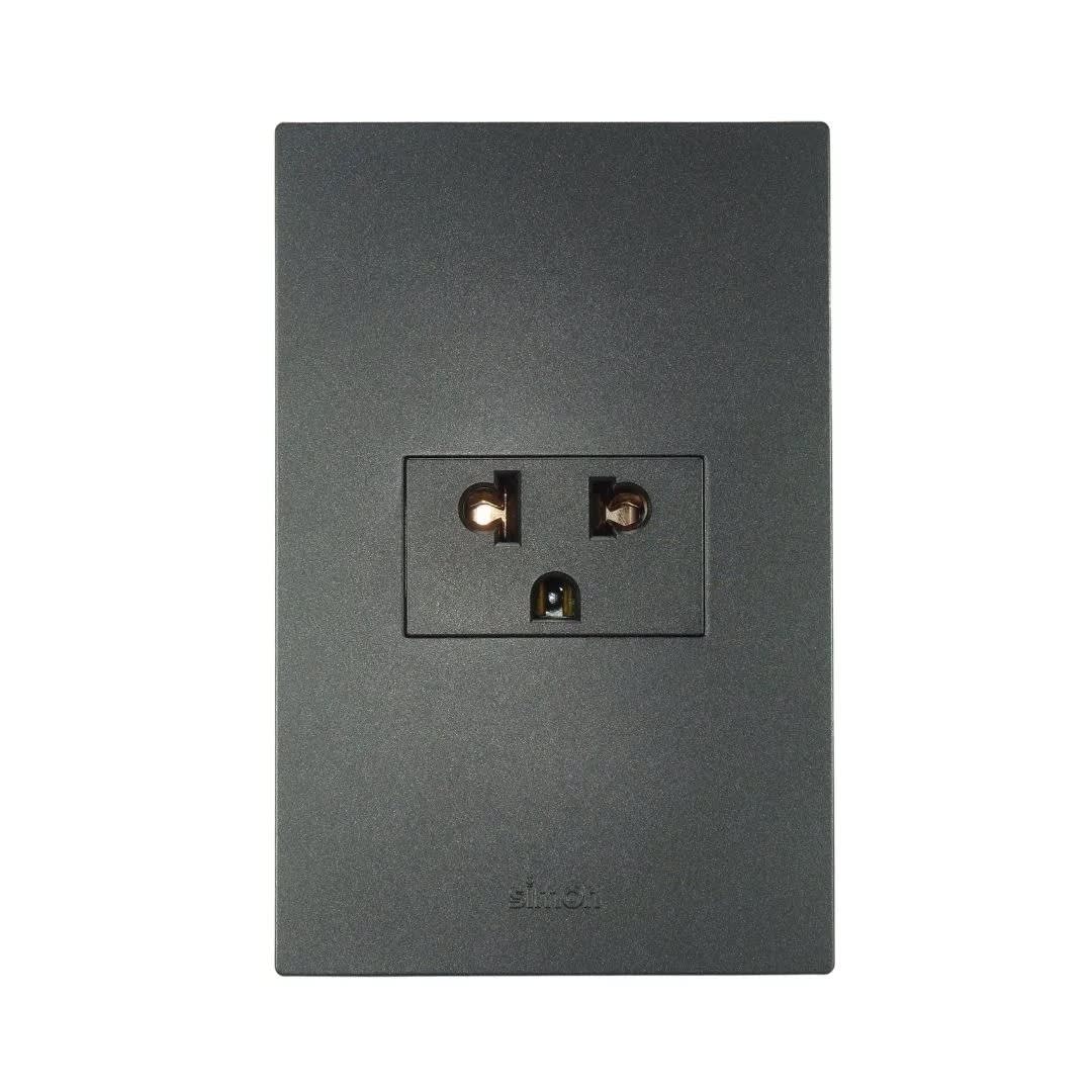 TOMACORRIENTE SIMPLE S220 UNIVERSAL GRAFITO SIMON1