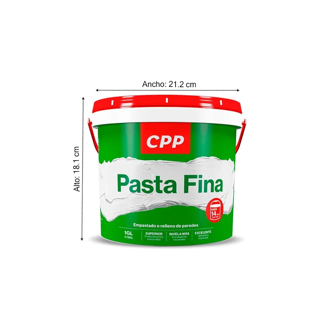 PASTA FINA PARA MUROS BLANCO 1 GALON CPP1