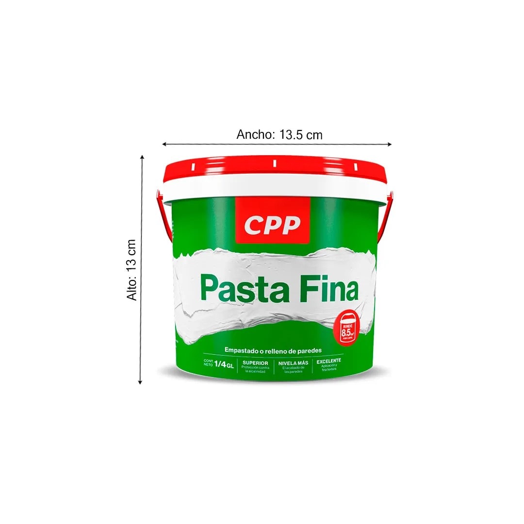 PASTA FINA PARA MUROS BLANCO 1/4 GALON CPP1