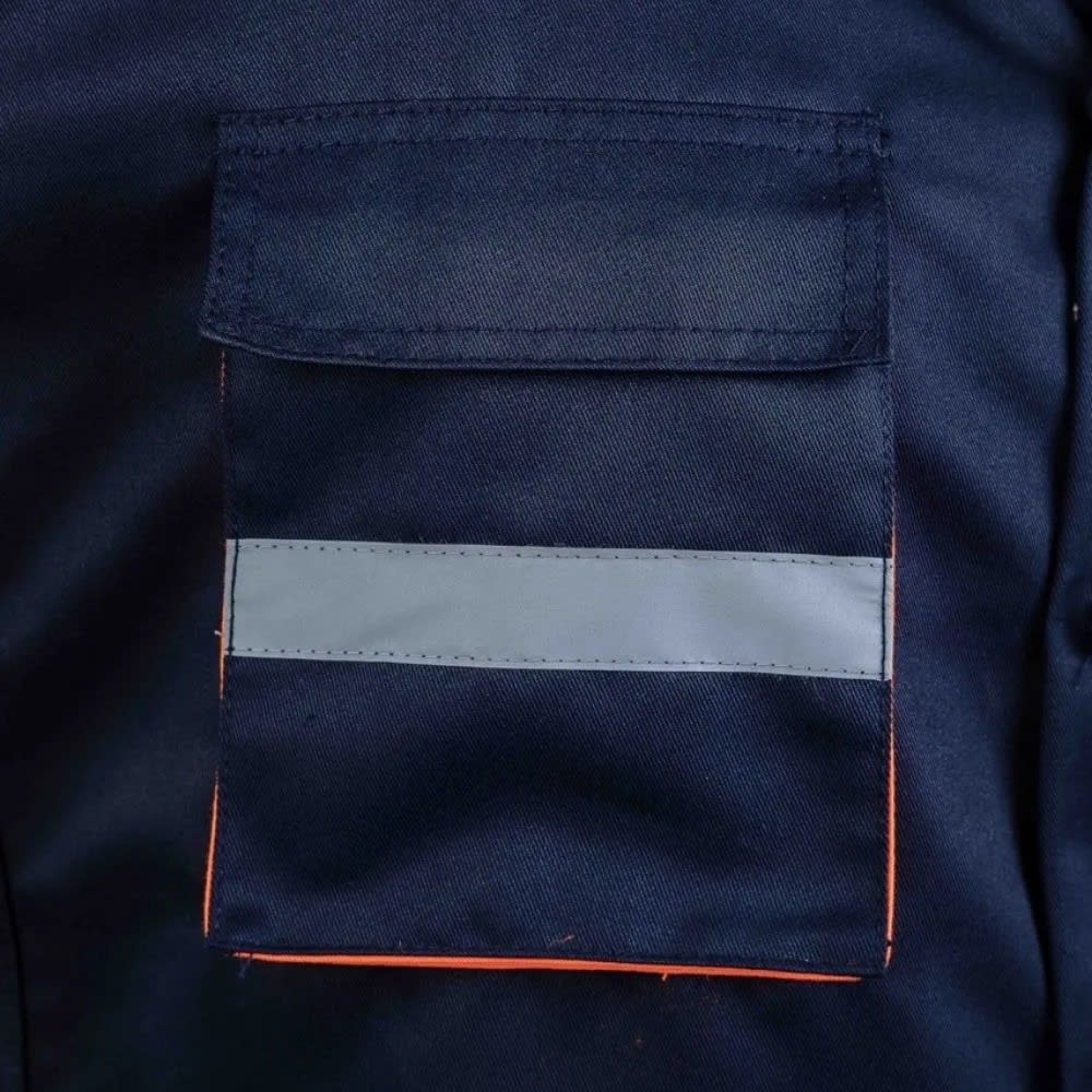 CAMISA DE TRABAJO DRILL TEC AZUL NARANJA TALLA L WERKEN1