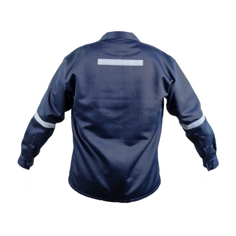 CAMISA DE TRABAJO DRILL TEC AZUL NARANJA - TALLA M WERKEN5