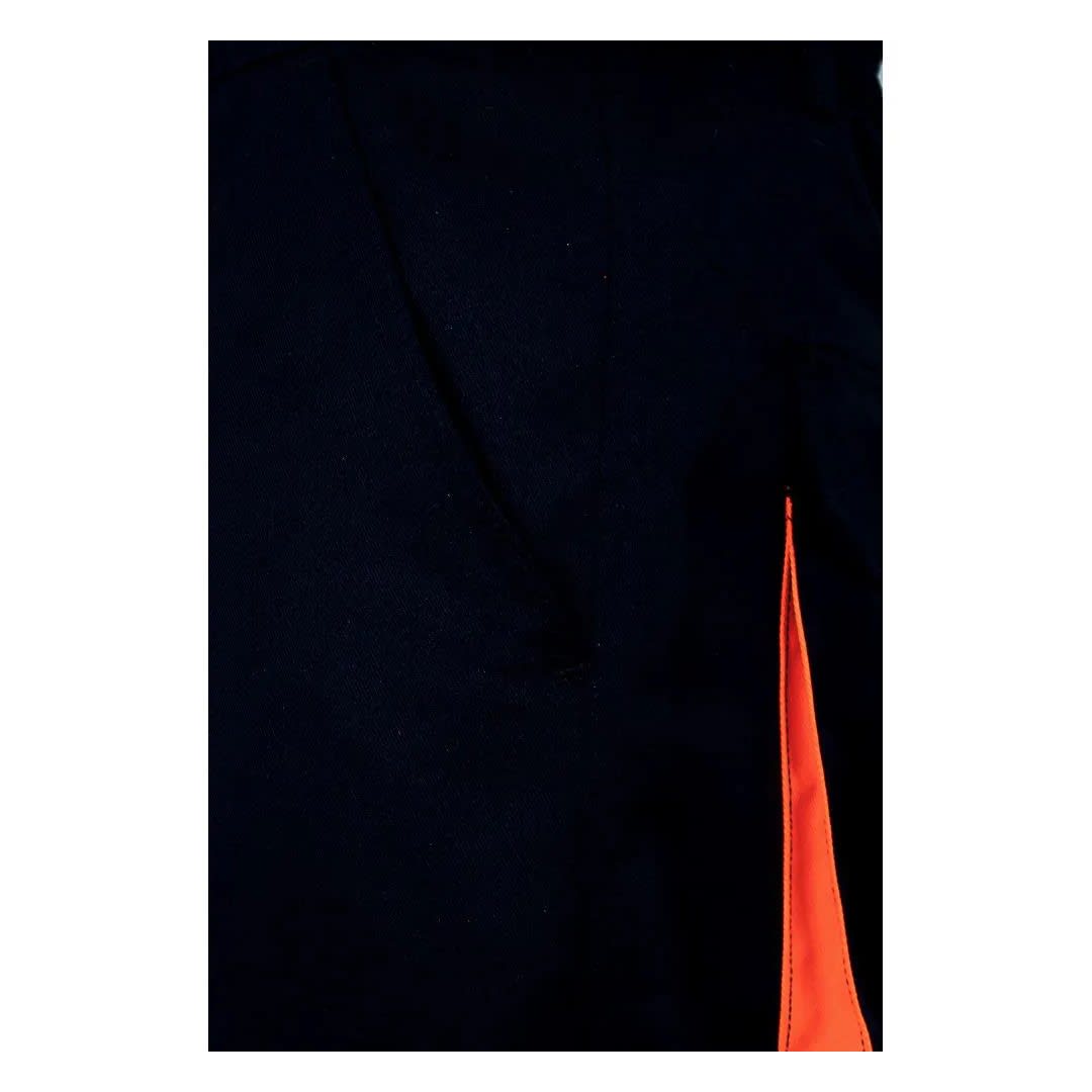 PANTALON DE TRABAJO DRILL TEC MULTIBOLSILLO AZULNARANJA TALLA L WERKEN8