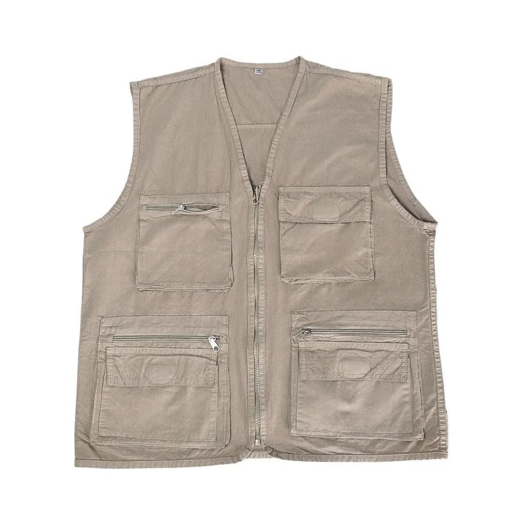 CHALECO DE TRABAJO DRILL BEIGE TALLA M WERKEN2