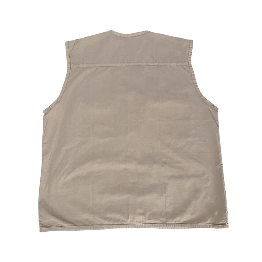 CHALECO DE TRABAJO DRILL BEIGE TALLA M WERKEN4