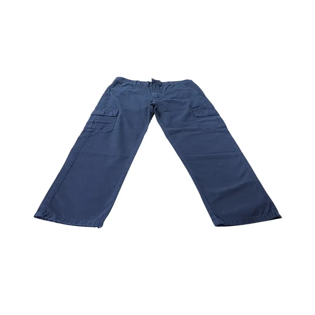 PANTALON DE TRABAJO DRILL RIPSTOP TACTICO MULTIBOLSILLO AZUL TALLA L WERKEN6