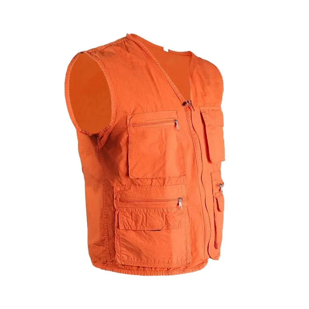 CHALECO DE TRABAJO DRILL TALLA L NARANJA LIGERO PAPER TOUCH WERKEN2
