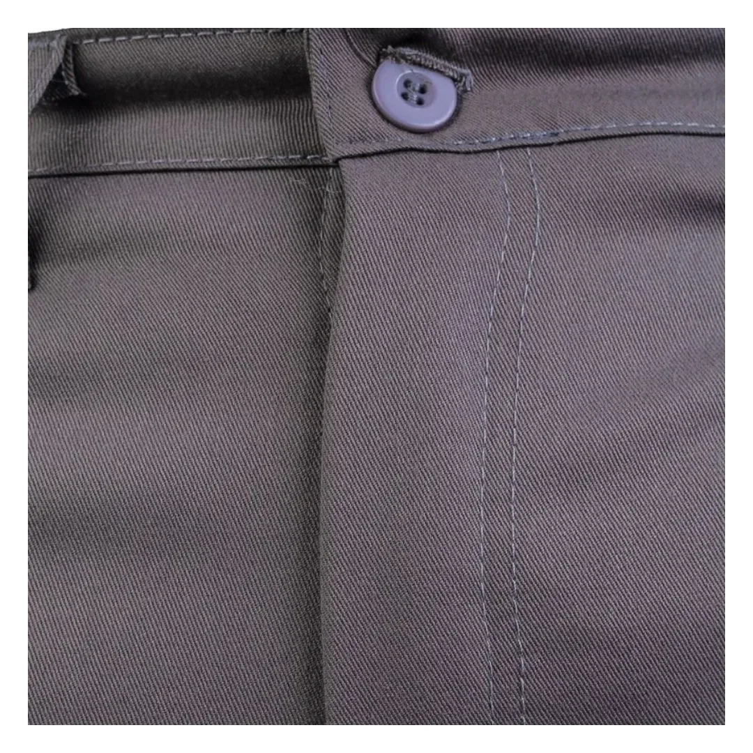 PANTALON DRILL TEC PLOMO NARANJA MULTIBOLSILLO T-XL WERKEN5