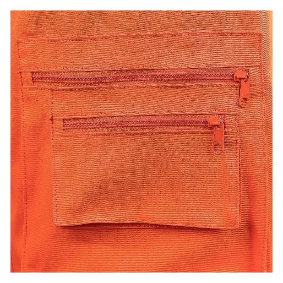 CHALECO DE TRABAJO DRILL INDUSTRIAL MULTIBOLSILLOS NARANJA TALLA XL WERKEN3