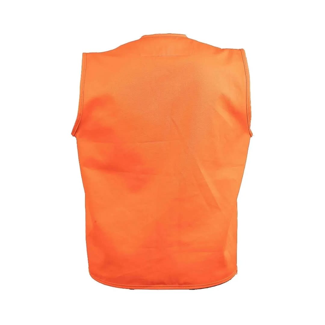 CHALECO DE TRABAJO DRILL INDUSTRIAL MULTIBOLSILLOS NARANJA TALLA XL WERKEN4