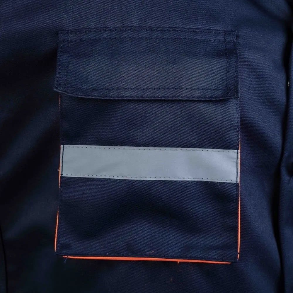 CAMISA DE TRABAJO DRILL TEC AZUL NARANJA - TALLA XL WERKEN3