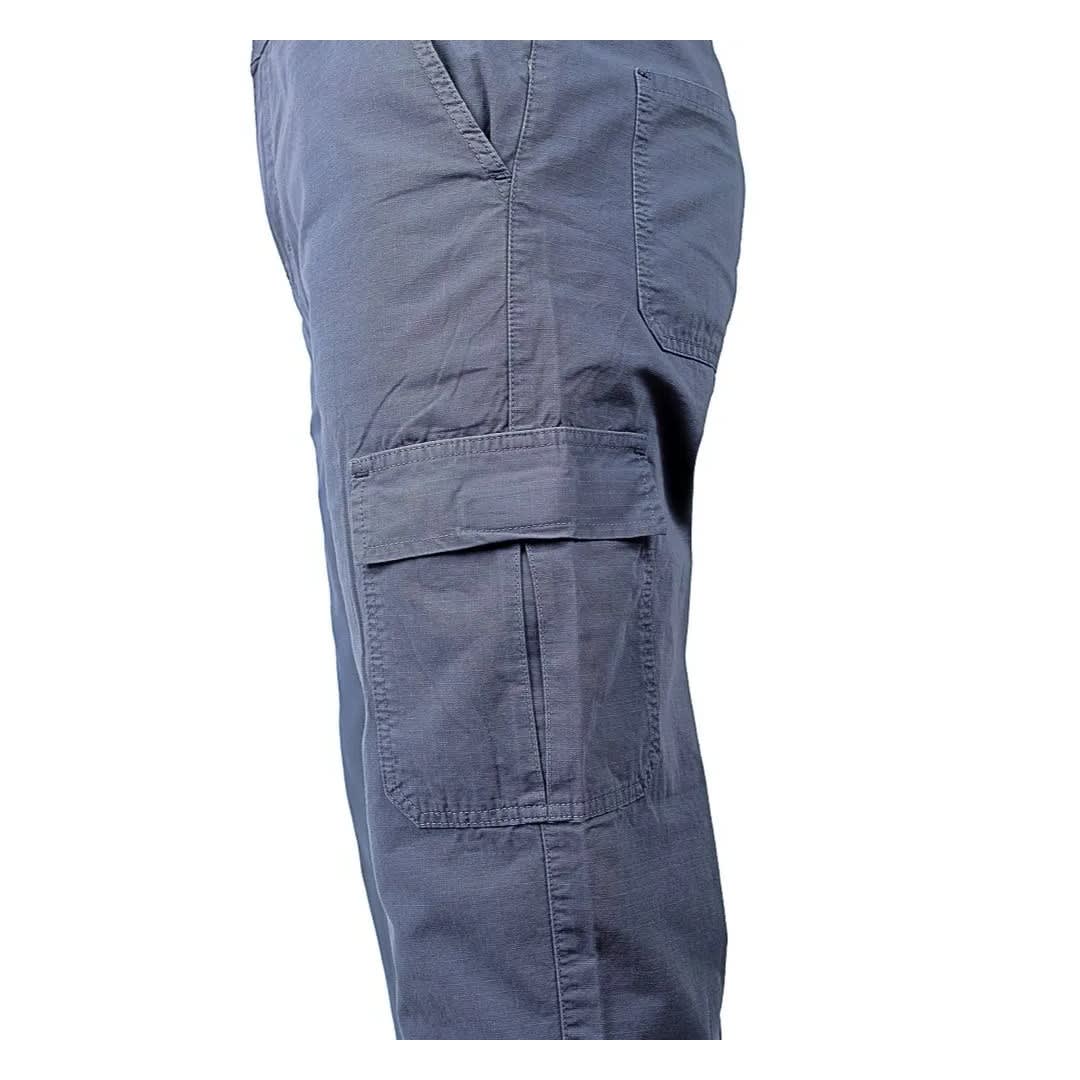 PANTALON DE TRABAJO DRILL RIPSTOP TACTICO MULTIBOLSILLO PLOMO - TALLA L WERKEN2