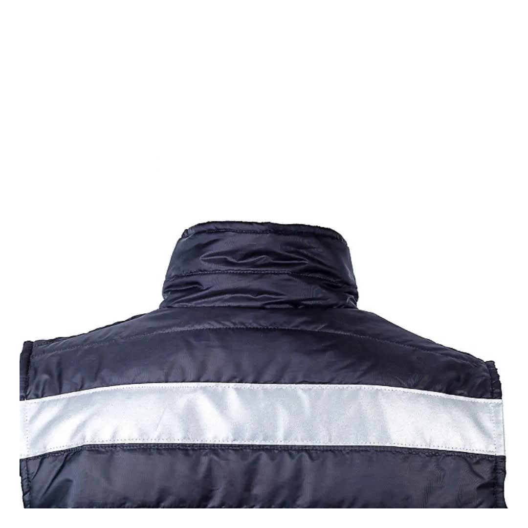 CHALECO DE TRABAJO DRILL ACOLCHADO CON CINTA REFLECTIVA TALLA M WERKEN2