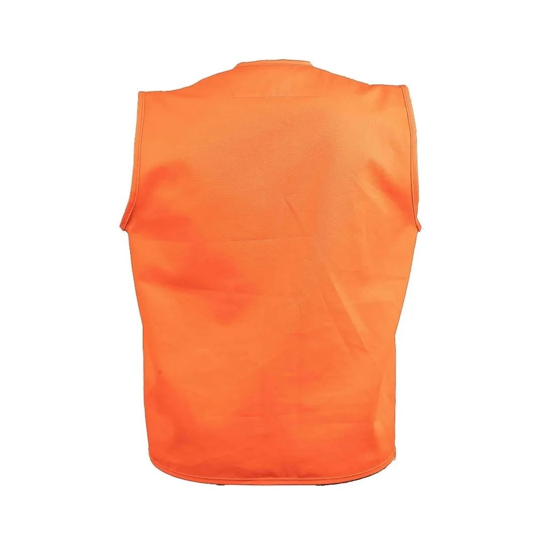 CHALECO DE TRABAJO DRILL INDUSTRIAL MULTIBOLSILLOS NARANJA TALLA L WERKEN1